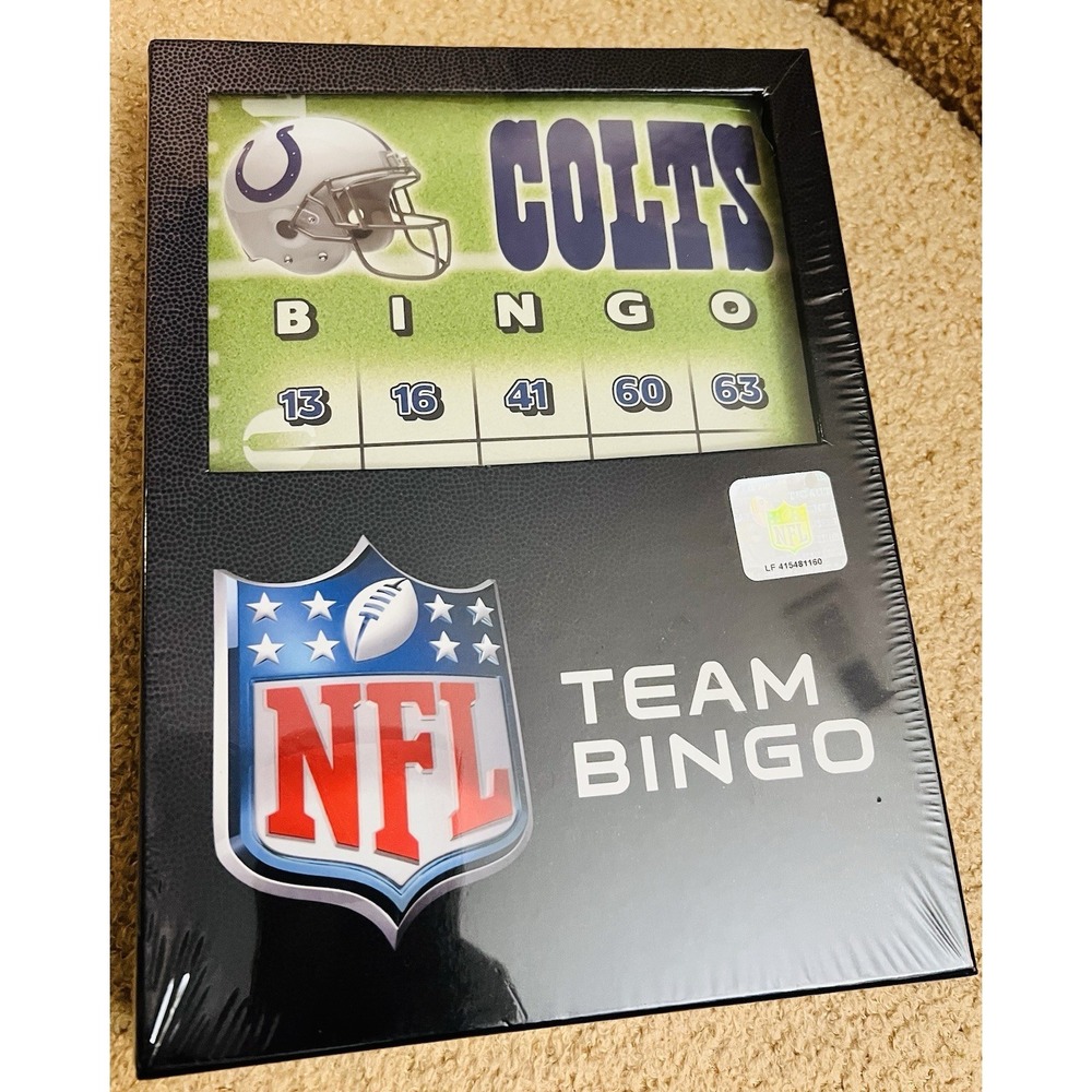 Rico Industries NFL TEAM BINGO set Indianapolis Colts